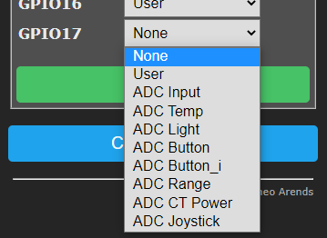 ADC configuration
