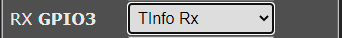 RX on GPIO3
